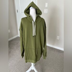 NWT Feat Unisex Iguana Treecell Plush Hoodie Size XXXL